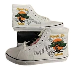 Vans Cobra Kai Limited Edition High Top Sneakers | White Size 8